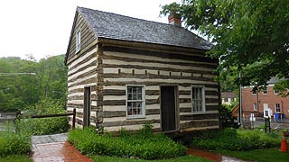 [photo, Thomas Isaac Log Cabin, 8394 Main St., Ellicott City, Maryland]