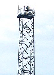 [photo, Fort McHenry Channel Range Rear Light, Locust Point, Baltimore, Maryland]