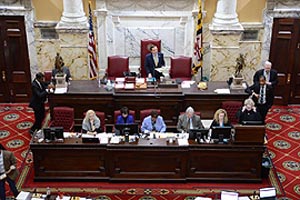 [photo, Senate Chamber, State House, Annapolis, Maryland]