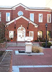 [photo, Miller Senate Office Building, 11 Bladen St., Annapolis, Maryland]