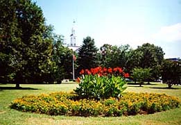 [photo, Garden near Goldstein Treasury Building (view from Rowe Blvd.), Annapolis, Maryland]