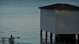 [photo, Boating at Little Round Bay, Crownsville (Anne Arundel County), Maryland]