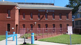 [photo, Sheriff's Office, Andrew Building, 101 Gay St., Denton, Maryland]