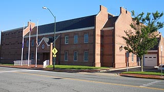 [photo, Talbot County Department of Corrections, Public Safety Center, 115 West Dover St., Easton, Maryland]