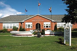 [Municipal Building, 5585 Main St., Rock Hall, Maryland]